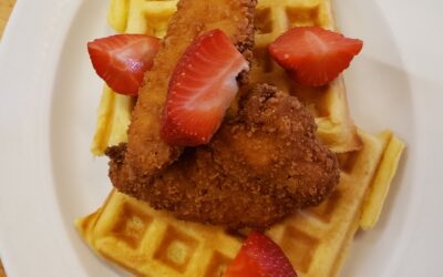 Our Weekly feature Chicken & Waffles Only $13.95